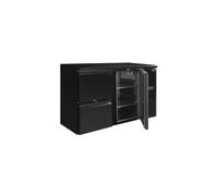 Arrière-bar 1 porte battante & 2 tiroirs 349 Litres noir, 280 W, 220 V - MONO