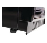 Arrière-bar 1 porte battante vitrée 138 Litres noir, 180 W, 220 V - MONO