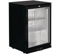 Arrière-Bar 1 Porte Pivotante Série G Noir 128 L - - R600a - Acier peint1 600x520x850mm