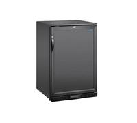 Refrigerateur bar Polar Arrière Bar Professionnel Porte Pleine Série G - 128 L - - R600a - Acier inoxydable1128Pleine 520x600x850mm