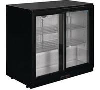 Arrière Bar Réfrigéré 198 Litres - Polar - R600a - Acier peint2Vitrée/coulissante 900x520x850mm G