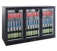 Arrière bar réfrigéré- 3 Portes battantes et vitrées - 320 Litres