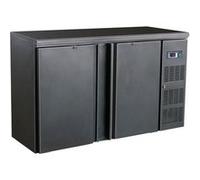 Arrière bar réfrigéré noir 2 portes - Combisteel NC G