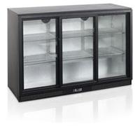 Arrière Bar réfrigéré Professionnel 3 Portes Vitrées BA30S-3 - - R290 - Acier3Vitrée/coulissante