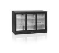 Arrière Bar réfrigéré Professionnel 3 Portes Vitrées DB301S-3 - - R600a - Acier3Vitrée/coulissante