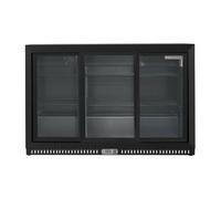 Arrière-Bar Réfrigéré Skinplate - 3 Portes Vitrées Coulissantes - 328 L