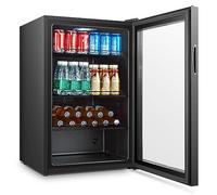 Arrière Bar Réfrigéré Vitré Noir - 115 Litres - Combisteel - R600A Battante