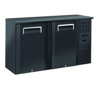 Arrière-bar Réfrigérée - 2 portes pleines - 315 L - 4 étagères - Nosem - R290 - Inox2 x515x860mm