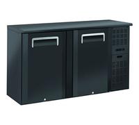 Arrière-bar Réfrigérée - 2 portes pleines - 315 L - 4 étagères - Nosem - R290 - Inox2 x515x860mm