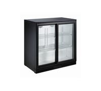 Arrière bar réfrigérée noir 2 portes coulissantes - Combisteel Noir G
