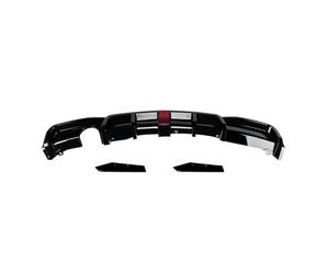 Arrière Becquet pour BMW Série 3 F30 MT MP 2013-2019 Feu Stop Arrière Lampe Pare-Chocs Lèvre Diffuseur Becquet par ABS Brillant Noir Kit Carrosserie(A Style Set)