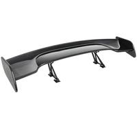 ArrièRe Becquet Toit Aileron arrière Universel 57" en Fibre de Carbone pour Coffre de Voiture de Course pour GT JDM Aile arrière(Fibre de Carbone)