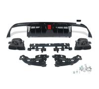ArrièRe Becquet Toit Diffuseur arrière avec Embouts d'échappement pour Mercedes pour Benz W205 C300 C63 C43 pour AMG 2015 2016 2017 2018 Aile arrière