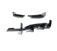 ArrièRe Becquet Toit Diffuseur Pare-Chocs arrière pour Chevy pour Corvette C8 Z51 STG 3 2020 2021 2022 2023 Extension Angle Accessoires Voiture Kit carrosserie Aile arrière(Noir Brillant)