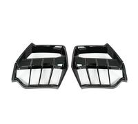 ArrièRe Becquet Toit Paire d'inserts diffuseur Pare-Chocs arrière pour Chevy pour Corvette C8 pour Stingray pour E-Ray 2020-2024 Voiture kit carrosserie Aile arrière(Noir Brillant)