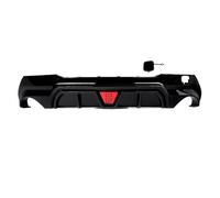 Arrière Becquet Voiture Diffuseur pour BMW pour Série 1 pour F40 Hayon 2019-UP Diffuseur De Pare-Chocs Avant + Arrière Jupes Latérales À Lèvres Fendues(MP Style D with LED)