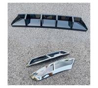 Arrière Becquet Voiture Diffuseur pour Passat B8 Variante Cantonnière 2015-2019 Édition Standard Kit De Carrosserie Pare-Chocs Diffuseur Lèvre Arrière Noir(3pcs-Chrome)
