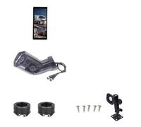 Arrière Caméra Caméra D'alarme Radar BSD 10.36 Pouces Enregistrement Vidéo DVR pour Voiture 2 Canaux AHD Vue Latérale avec Moniteur Rétroviseur pour Camion Caméra Recul(Left cam)