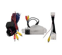 Arrière Caméra pour Dacia pour Sandero pour Stepway 2007-2020 Fisheye Trajectoire Dynamique HD Voiture Vue Arrière Caméra De Recul Écran d'origine Caméra Recul(No LED,Dynamic)