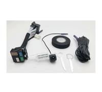 Arrière Caméra pour VW pour Polo Aw1 Trappe 2018-2024 MIB2 MIB3 Ajouter pour Canbus Caméra Recul Sauvegarde Dynamique HD Vision Nocturne Plug Play Caméra Recul(Style A LED)