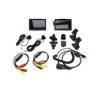 Arrière Caméra Rétroviseur Électronique 5 Pouces avec Écran Couleur Haute Définition Monté sur Voiture, Caméra De Vision Nocturne À Vue Latérale Caméra Recul(Le Noir)