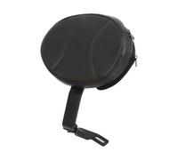 Arrière Coussin Siège Sissy Bar Porte-Bagages Doss Convient pour Harley Fatboy 2007-2017 coussin de siège dossier conducteur réglable moto(Black style 1)