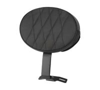 Arrière Coussin Siège Sissy Bar Porte-Bagages Doss Convient pour Harley Fatboy 2007-2017 coussin de siège dossier conducteur réglable moto(Black style 2)