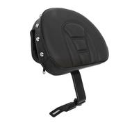Arrière Coussin Siège Sissy Bar Porte-Bagages Doss Convient pour Harley Fatboy 2007-2017 coussin de siège dossier conducteur réglable moto(Black style 5)
