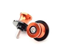 arrière de moto curseurs de support Pour Benelli TRK 502 251 302 2010-2022 TRK702 TRK702X Accessoires Moto Boulons 6 Mm Diabolos De Bras Oscillant Vis De Béquille(No logo Orange)
