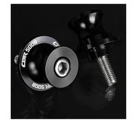 arrière de moto curseurs de support POUR CBR500R 2012-2022 Accessoires Moto, Vis De Support De Bras Oscillant, Diabolo Et Curseur En Aluminium CNC(8MM Black LOGO)