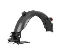 Arrière en alliage d'aluminium avec feu arrière pour Xiaomi M365 Pro2 et 1S, conçu pour une utilisation durable et une protection efficace contre la boue (gris)