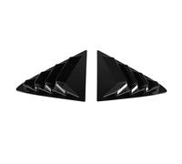Arrière Fenêtre Louvre Couverture Sportif Conception ABS Matériel Soleil Protection Privacy Enhancement pour MK8 2018 Brillant Noir 2PCS