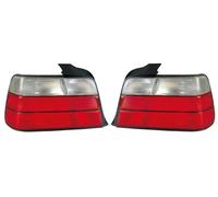 Arrière Feux Lampes Clignotants Set Rouge Transparent Paire Pour BMW E36 Saloon