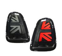 Arrière Feux Pour BMW Pour Mini Pour Cooper R56 R57 R58 R59 LCI 2007-2013 JCW Union Jack Style Frein Inverse Tun Feux Signalisation Arrière LED Complets Feu Arriere Kit(2PCS Smoke)