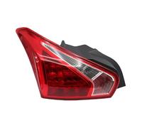 Arrière Feux Pour Nissan Pour Tiida Hatchback 2011-2015, Feu Arrière, Avertissement, Feu Freinage, Boîtier Feu Arrière Sans Ampoules(Red-Left)