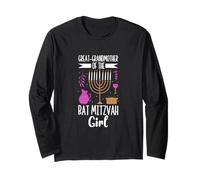 Arrière-grand-mère de Bat Mitzvah Manche Longue