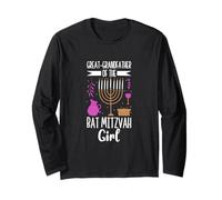 Arrière-grand-père de Bat Mitzvah Manche Longue