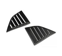Arrière Spoiler Autocollant Garniture Couvercle Volet Latéral Fenêtre Arrière Voiture pour Dodge pour Challenger 2015-2022, ABS, Fibre Carbone, Noir Voiture Becquets(Noir Mat)