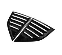 Arrière Spoiler Autocollant Garniture Couvercle Volet Latéral Fenêtre Arrière Voiture pour Dodge pour Challenger 2015-2022, ABS, Fibre Carbone, Noir Voiture Becquets(Gloss Black)