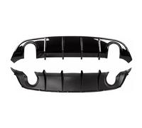 Arrière Spoiler Lèvre De Pare-Chocs Lame Pare-choc Arrière Diffuseur Inférieur Pour Dodge Pour Charger SRT Pour Scat Pack Pour Daytona GT RT 2015 - 2024(Aspect fibre de carbone)