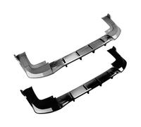 Arrière Spoiler Lèvre De Pare-Chocs Lèvre Diffuseur Pare-chocs Arrière Pour Tiguan MK3 Pour Rline 2024+ Plaque Séparation Becquet Automatique Couvercle Protection Inférieur Kit(Carbon fiber pattern)