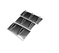 Arrière Spoiler Lèvre De Pare-Chocs Pour A4 B8 Voiture Pare-chocs Arrière Lèvre 7-Fin Diffuseur Trois Sections Kit De Carrosserie Automatique(Aspect fibre de carbone)