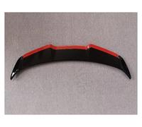 Arrière Spoiler pour Toyota pour CHR C-HR 2015-2022 Refit Toit Coffre Spoiler Aile Arrière Lèvre Coffre Queue Déflecteur d'air Séparateur Diffuseur Voiture Becquets(Black with Red)