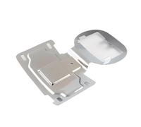 Arrière Support Plaque immatriculation Cadre de Plaque d'immatriculation Moto pour Harley Road Glide Electra FLTRK FLTRXS FLHTKSE FLHTKL FLHTK(Chrome)