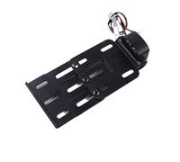Arrière Support Plaque immatriculation Plaque d'immatriculation LED réglable pour Moto Harley Sportster Iron 883 1200 Forty Eight X48 2014-2022(A Silver)