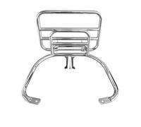 Arrière Transporteur Moto Pour VESPA Pour PRIMAVERA 150 2021-2024 Moto Dossier Arrière Contre-pointe Dossier Passager Lombaire Porte-Bagages Support(Black)