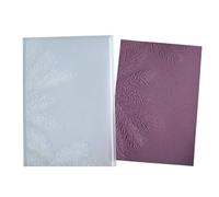 arriettycraft Dossiers de gaufrage en plastique 3D à feuilles persistantes pour la fabrication de cartes ou le journal intime, feuilles de pin de Noël, pour loisirs créatifs