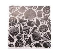 arriettycraft Dossiers de gaufrage en plastique en forme d'étoile de mer pour loisirs créatifs, décoration de cartes, pochoirs, outils de scrapbooking