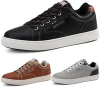 ARRIGO BELLO Chaussure Homme Baskets Sneakers Casual Sport Running Espadrilles Athlétique Courtes Fitness Tennis 41-46 (Noir004,41)