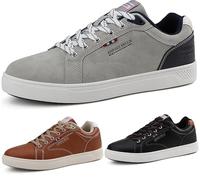ARRIGO BELLO Chaussure Homme Baskets Sneakers Casual Sport Running Espadrilles Athlétique Courtes Fitness Tennis 41-46 (Gris004,45)